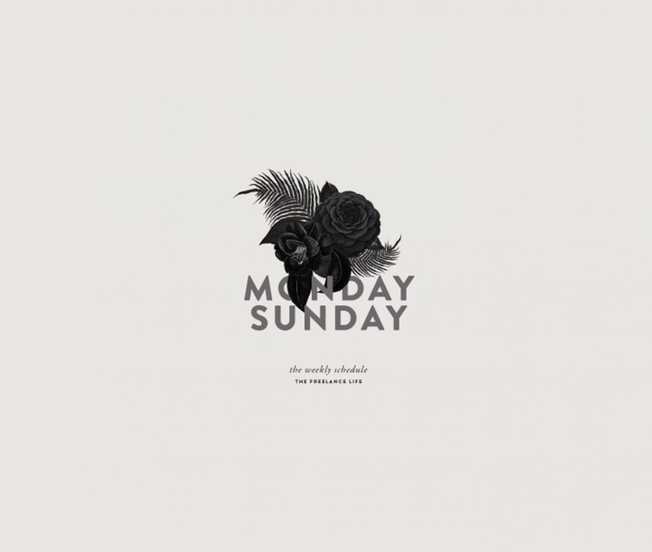 monday sunday poster art