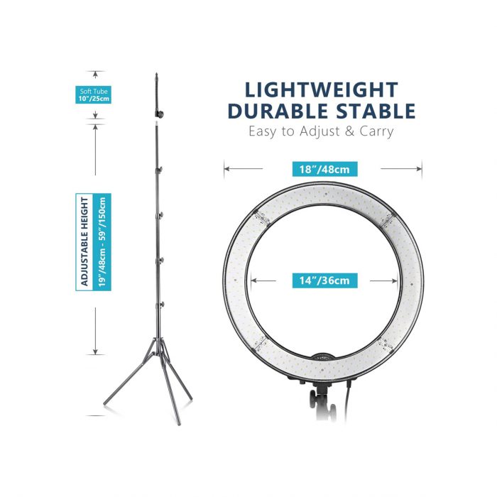 LED Studio Photography Lighting Kit Lenses, Cameras, & Video
