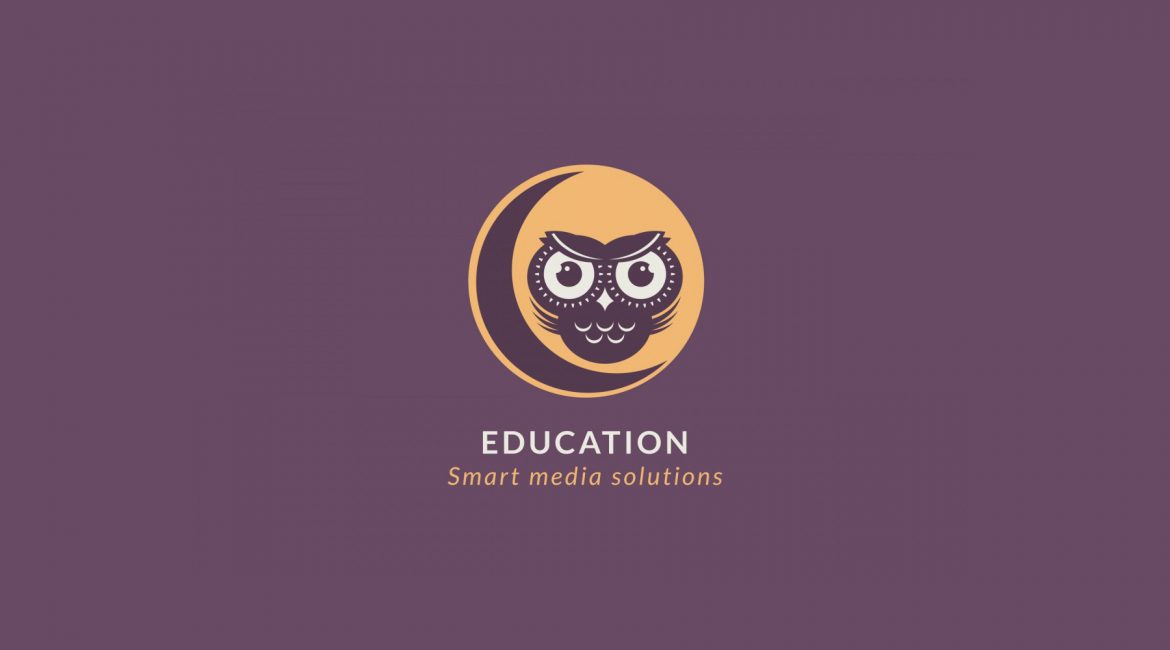 owl on the moon education logo