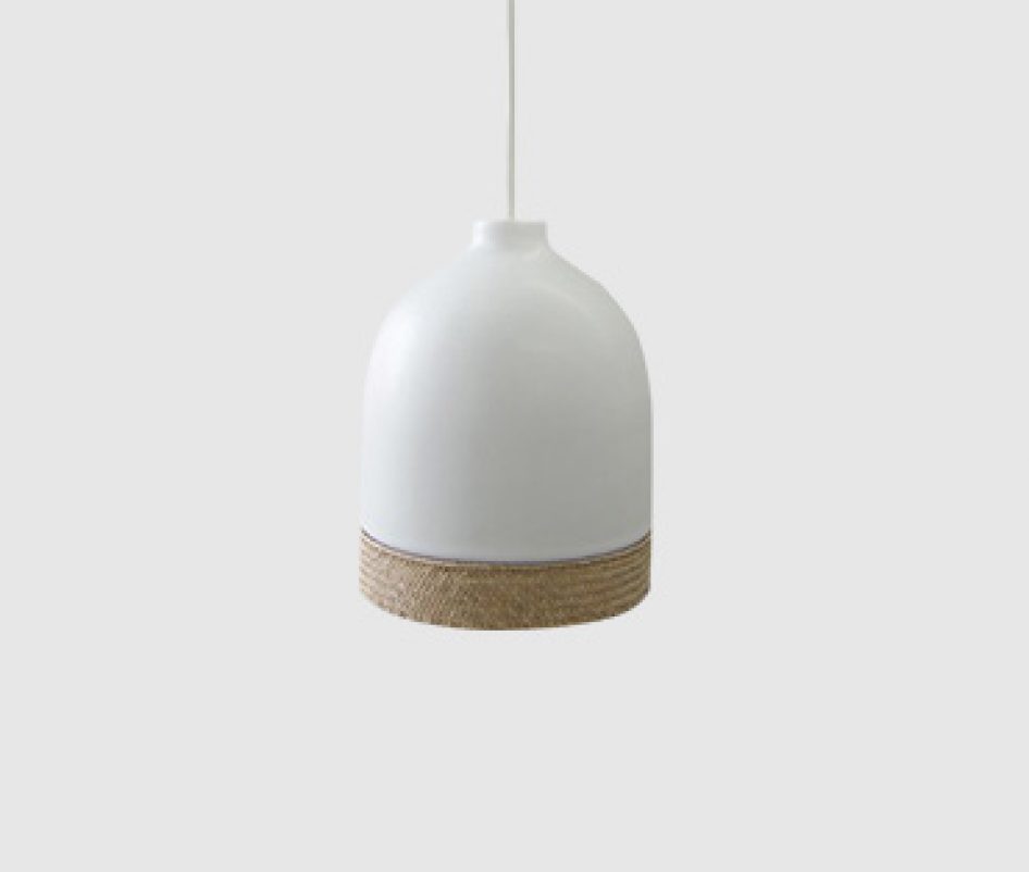 Ceramic small pendant light