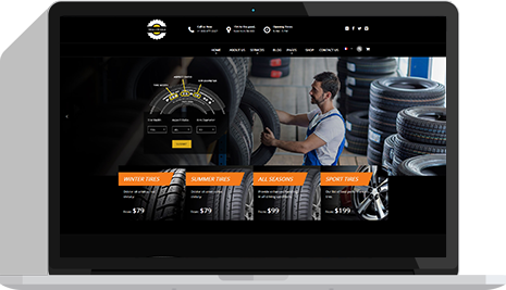 Tires and Wheels WORDPRESS THEME